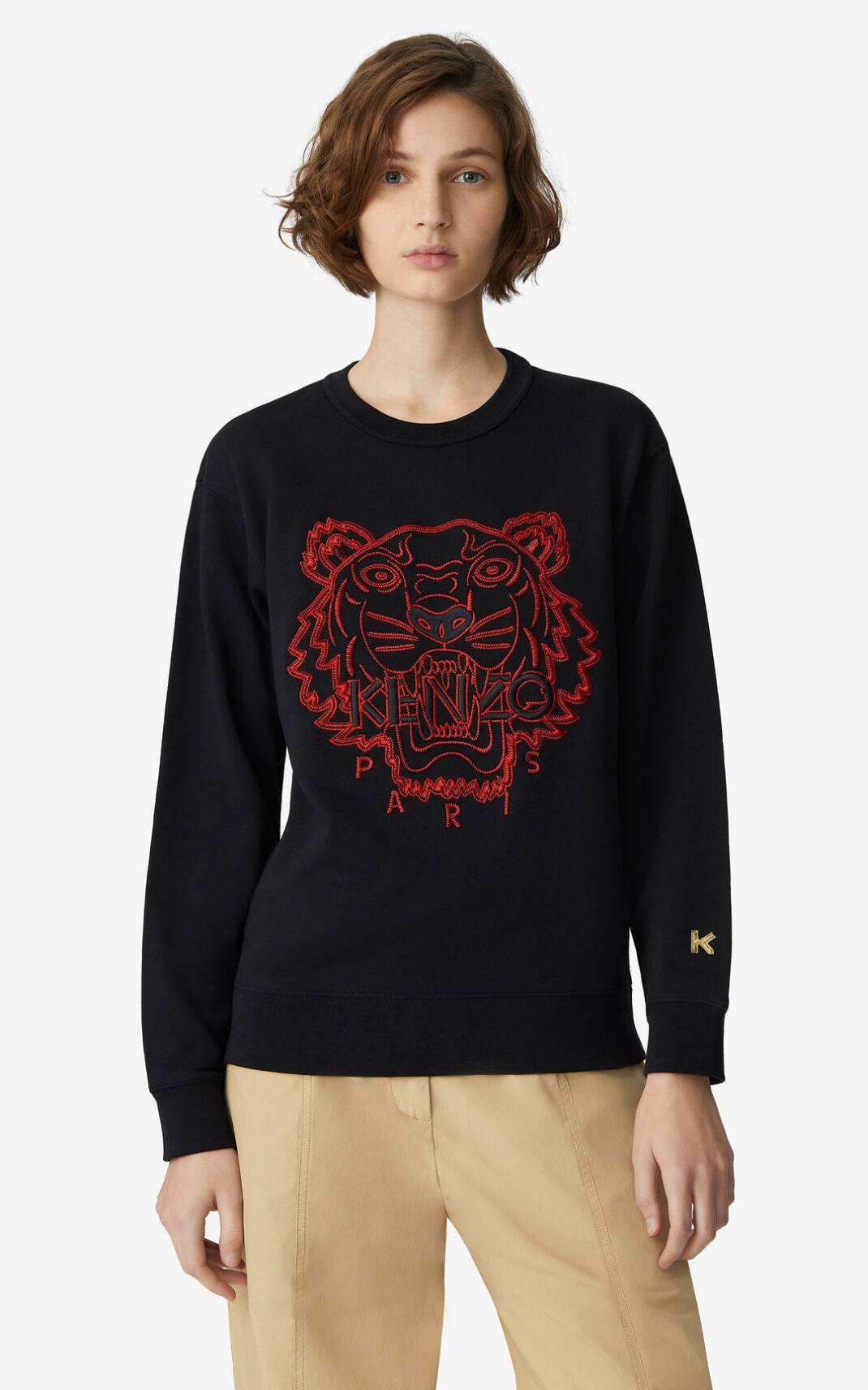 Sweat Kenzo Femme Tiger Noir SYRDA-1406